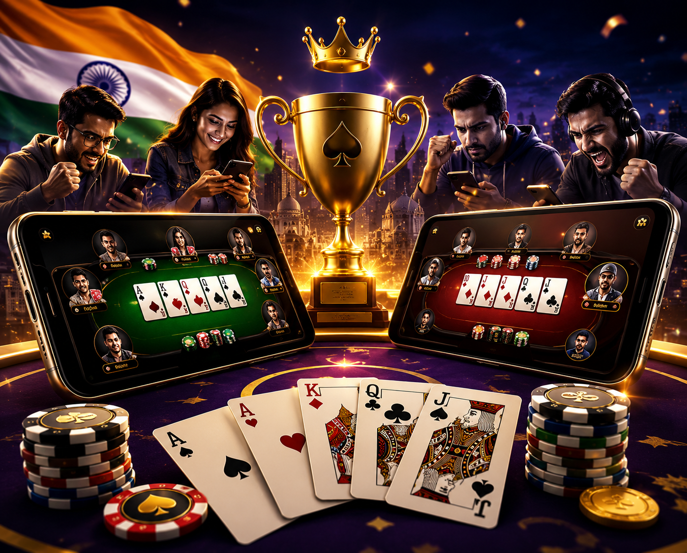 Real Money Card Games India - Competitive Play